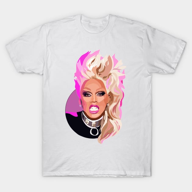 Rupaul T-Shirt by annamckay